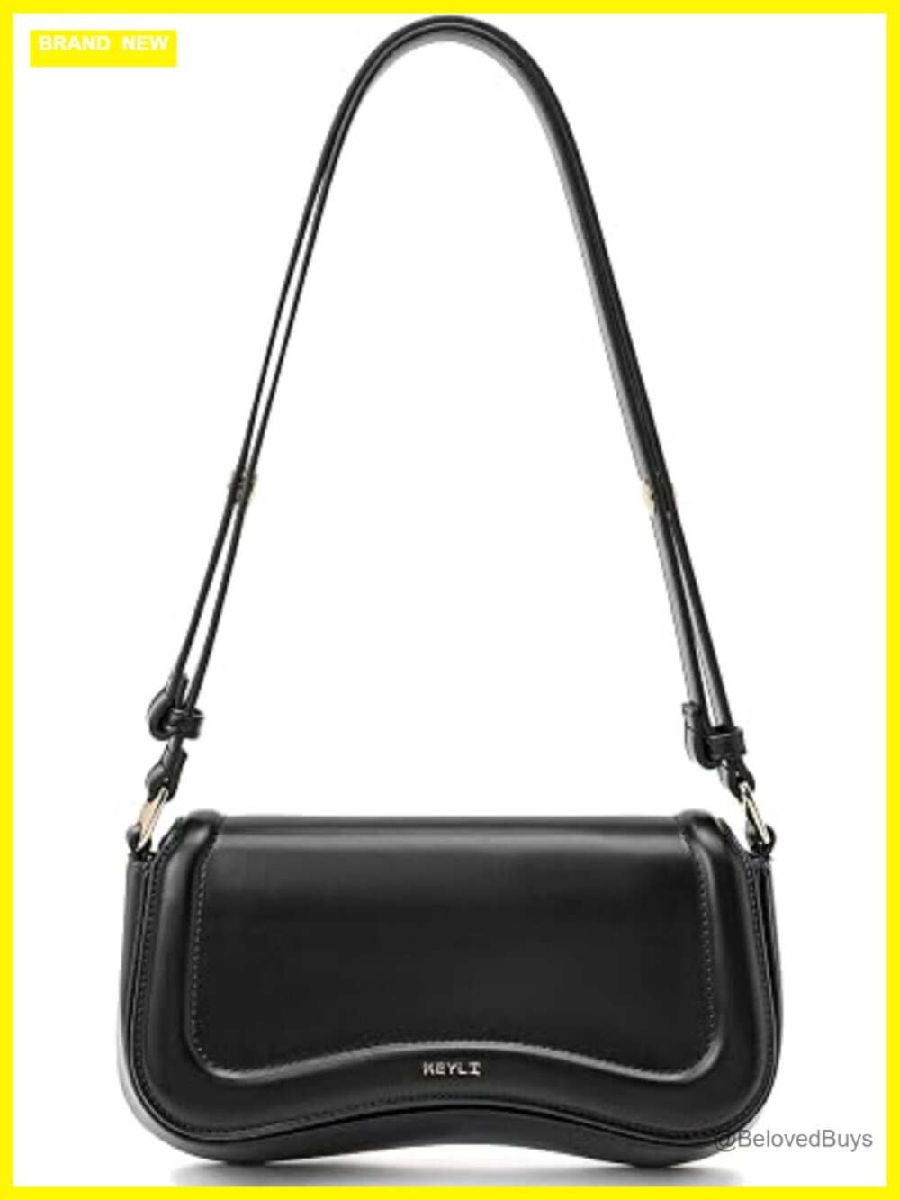Waterproof Leather Shoulder Bag Crossbody Purse Small Clutch Tote